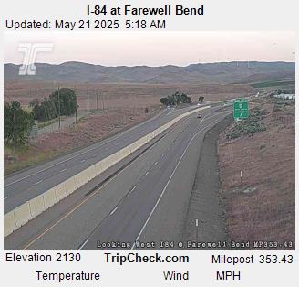 I-84 at Farewell Bend